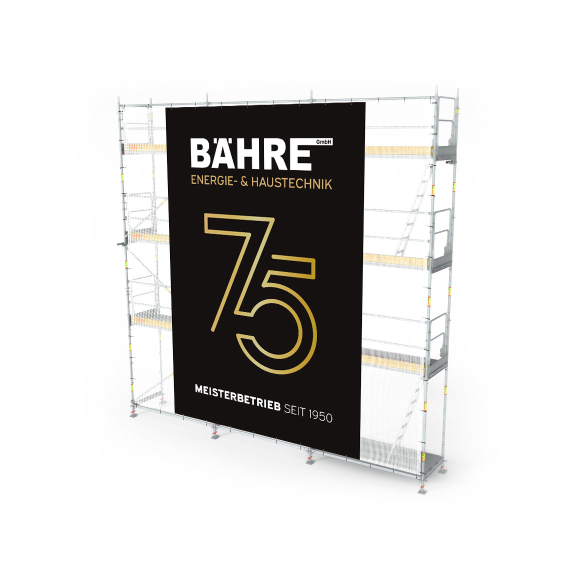 Bähre Energie- & Haustechnik Gerüstbanner